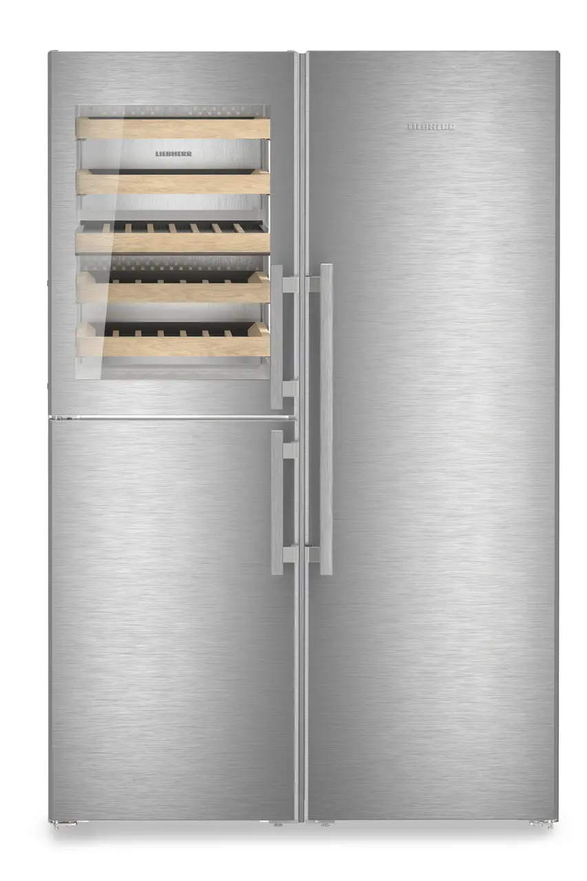 Electrocasnice - Combina frigorifica Side by Side Liebherr XRCst 5295 Peak, BioFresh Professional, NoFrost, HydroBreeze, 689 l, IceMaker, Sertar Meat & Dairy, SmartSteel, InfinitySpring,