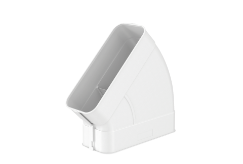 Consumabile & accesorii - Cot pentru conducte plate Miele DFK-BH 45, cot orizontal de 45°