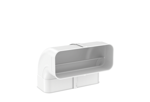 Consumabile & accesorii - Cot pentru conducte plate Miele DFK-BV 90, cot vertical de 90°, cu 170 mm adâncime și înălțime