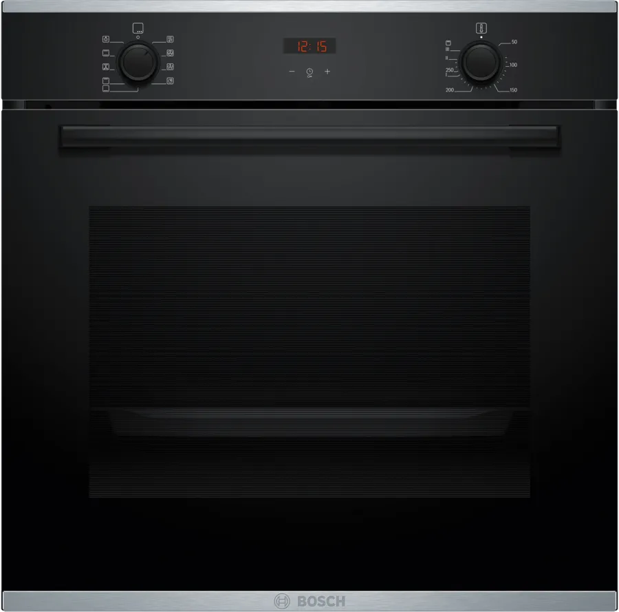 Cuptoare electrice - Cuptor Bosch Seria 4, multifuncțional, încorporabil, 60 x 60 cm, Negru