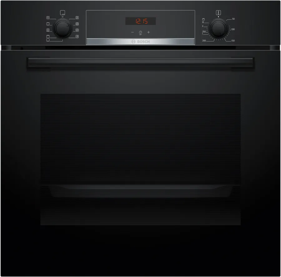 Cuptoare electrice - Cuptor Bosch Seria 4, multifuncțional, încorporabil, 60 x 60 cm, Negru
