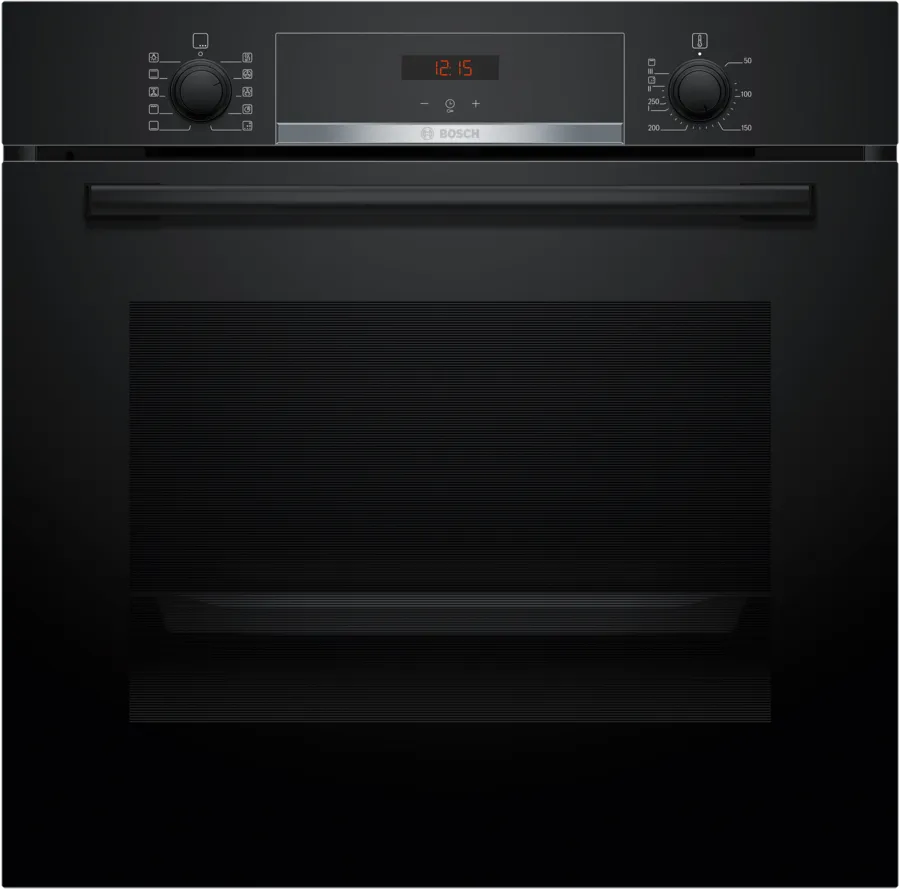 Cuptoare electrice - Cuptor Bosch Seria 4, multifuncțional, încorporabil, 60 x 60 cm, Negru