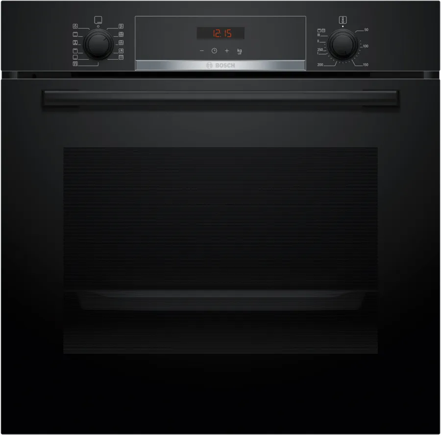 Cuptoare electrice - Cuptor bosch Seria 4, multifuncțional, încorporabil, 60 x 60 cm, Negru
