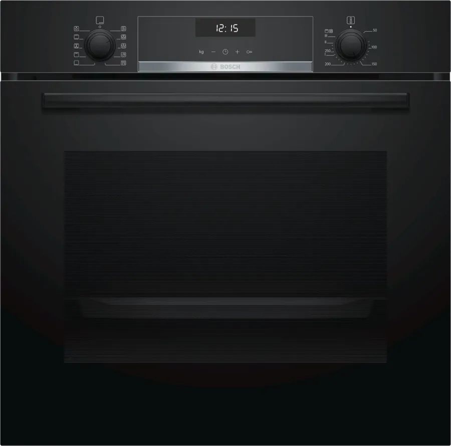 Cuptoare electrice - Cuptor Bosch Seria 6, multifuncțional, încorporabil, 60 x 60 cm, Negru