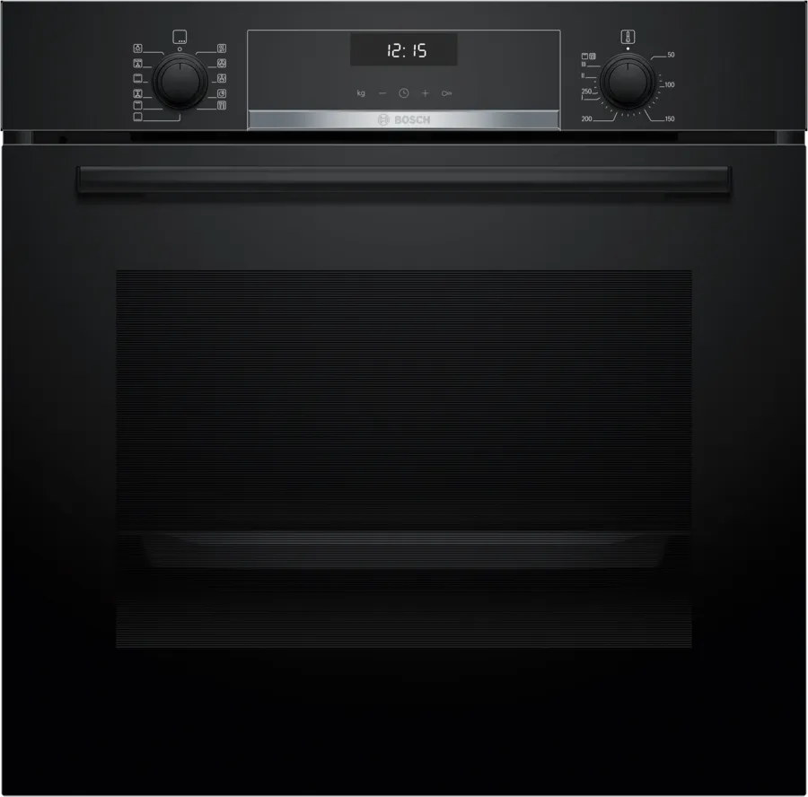 Cuptoare electrice - Cuptor Bosch Seria 6, multifuncțional, încorporabil, 60 x 60 cm, Negru