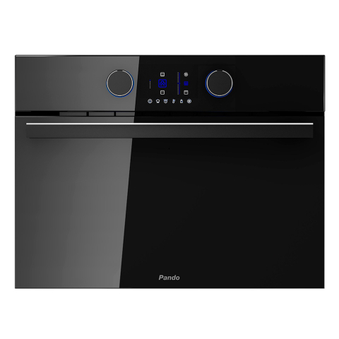 Electrocasnice - Cuptor combi cu abur incorporabil Pando PHTV-942, 45 cm, 44 l, ecran TFT, Pando Chef, sondă termică, Gama Premium