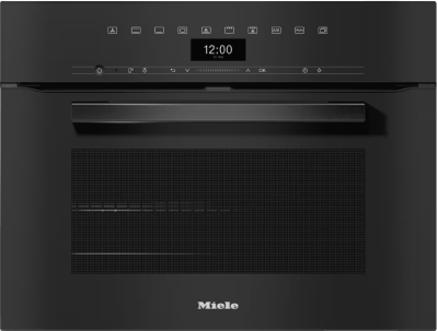 Electrocasnice - Cuptor combi cu microunde Miele PureLine H 7440 BM EDST,  1000 W, 43 L, Functie pastrare la cald, Grill, Timer, Negru