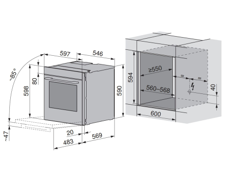 Cuptor combinat cu aburi  V-Zug V6000 Autodoor [1]