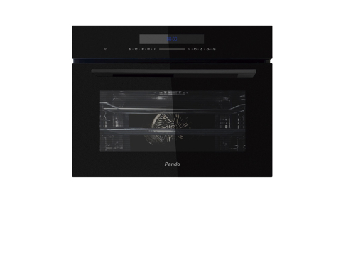 Cuptoare electrice - Cuptor compact incorporabil Pando PHB-841, 45 cm, 50 l, Touch Control, Steam Cleaning System, Gama TOP