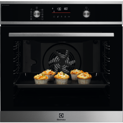 Cuptoare cu aburi - Cuptor Electrolux EOD6P66WX cu functie SteamBake si autocuratare pirolitica
