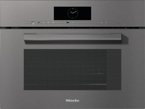 Electrocasnice - Cuptor cu aburi si microunde Miele DGM 7840 Gri grafit