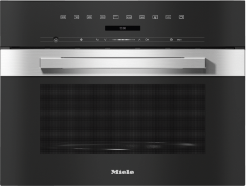 Electrocasnice - Cuptor cu microunde cu gril incorporabil Miele M 7244 TC Otel inoxidabil