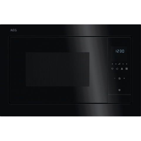 Electrocasnice - Cuptor cu microunde incorporabil AEG OS5GM251EB, 25 l, Putere microunda 900 W, Putere grill 1000 W,Afisaj digital, Timer electronic