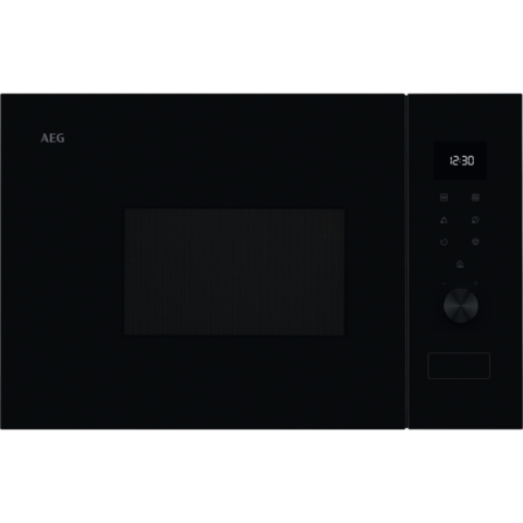 Cuptoare cu microunde - Cuptor cu microunde incorporabil AEG OS5MG20EB, 20 l, Putere microunda 800 W, Putere grill 1000 W,Afisaj digital, Timer electronic