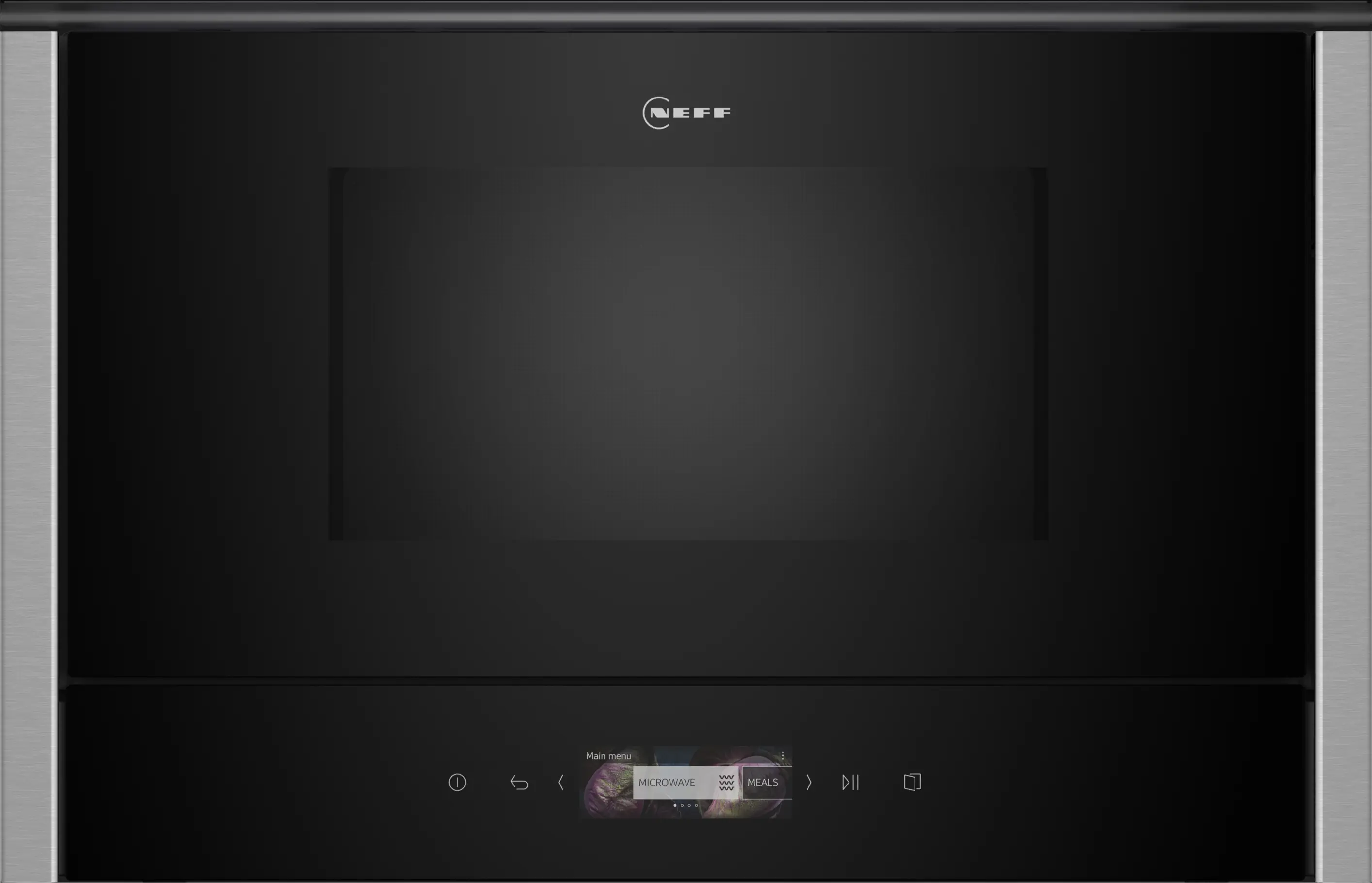 Electrocasnice - Cuptor cu microunde incorporabil NEFF NL4WR21N1 N70, 21 L, 900 W, TFT Touch, inox