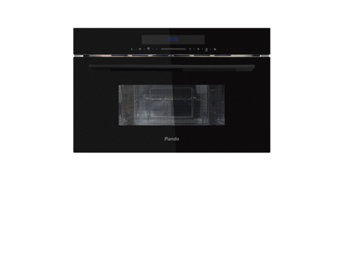 Cuptoare cu microunde - Cuptor cu microunde incorporabil Pando PHM-850, 34 l, 900 W, grill 1100 W, ușă rabatabilă, Touch Control, Gama TOP