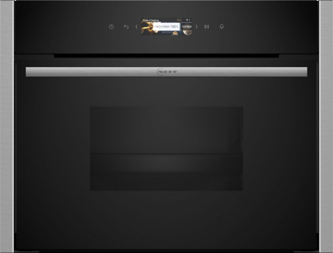 Cuptoare - Cuptor electric cu aburi, Neff C24DR1XN0, 38L, otel inoxidabil