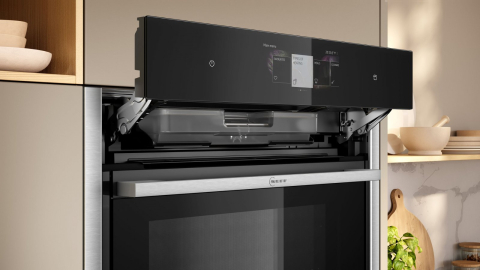 Cuptor electric incorporabil Neff B64VT73N0, Vario Steam, Pirolitic, 71 l, 60 cm, TFT Touch, Home Connect, Slide & Hide [2]