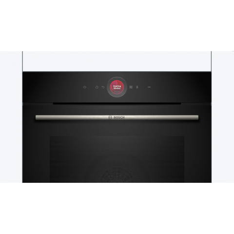 Cuptor incorporabil Bosch Seria 8 HBG7341B1, Electric, 71 l, 14 moduri de gatit, Display tactil TFT, DishAssist, EcoClean Direct, Air Fry, Grill, Convectie 3D, Home Connect, Clasa A+, Negru [1]