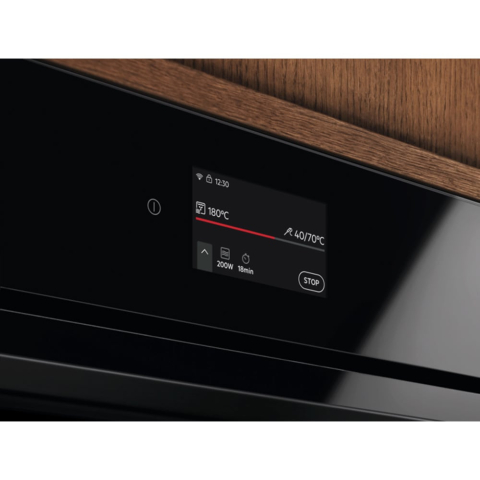 Cuptor incorporabil combi cu microunde ELECTROLUX LVL9E2XZ, 44 l, Wi-Fi, negru [2]