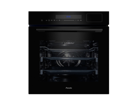 Cuptoare combi cu aburi - Cuptor incorporabil cu aport de abur Pando PHTV-862N, 60 cm, 72 l, sondă termică, Touch Control, Gama TOP