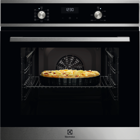 Cuptoare cu aburi - Cuptor incorporabil Electrolux EOD5F70BX, Electric, Autocurățare catalitică/SteamBake cu abur, Inox antiamprentă, Volum 65 L, Clasa energetică A