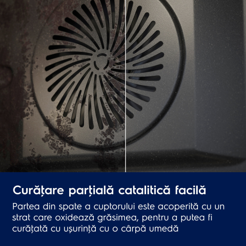 Cuptor incorporabil Electrolux EOF3F70X, Electric, 72 l, Autocuratare catalitica, SurroundCook, Timer cu display electronic, Grill, Clasa A, Inox antiamprenta [2]