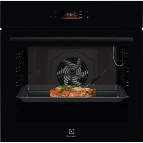Aparate de gatit - Cuptor incorporabil ELECTROLUX LOD8C39Z, Electric, Gatire cu abur, Autocuratare catalitica, 72 l, Clasa A+, negru