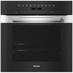Cuptoare - Cuptor incorporabil Miele H 7260 BP CulinArt Oţel inoxidabil/Clean Steel, Electric, Autocuratare pirolitica, 76 l, Clasa A+, DirectSensor S, FlexiClip, Grill, Timer, Negru