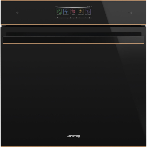 Cuptoare cu aburi - Cuptor multifunctional SMEG SO6606WAPNR, tehnologie Galileo, SMEG Connect, Wi-Fi, 150 retete automate,  Vapor Clean, 26 functii de gatit,60 cm