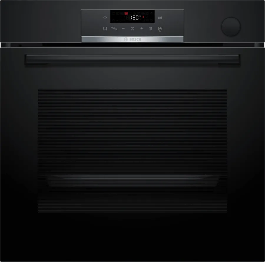 Cuptoare electrice - Cuptor Seria 4, multifuncțional cu opțiune de aburi, încorporabil, 60 x 60 cm, Negru