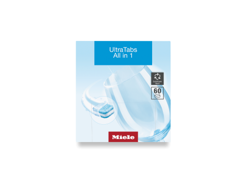 Detergenti pentru masina de spalat vase - Tablete Miele UltraTabs All in 1 GS CL 0607 T, 60 de tablete pentru mașina de spălat vase