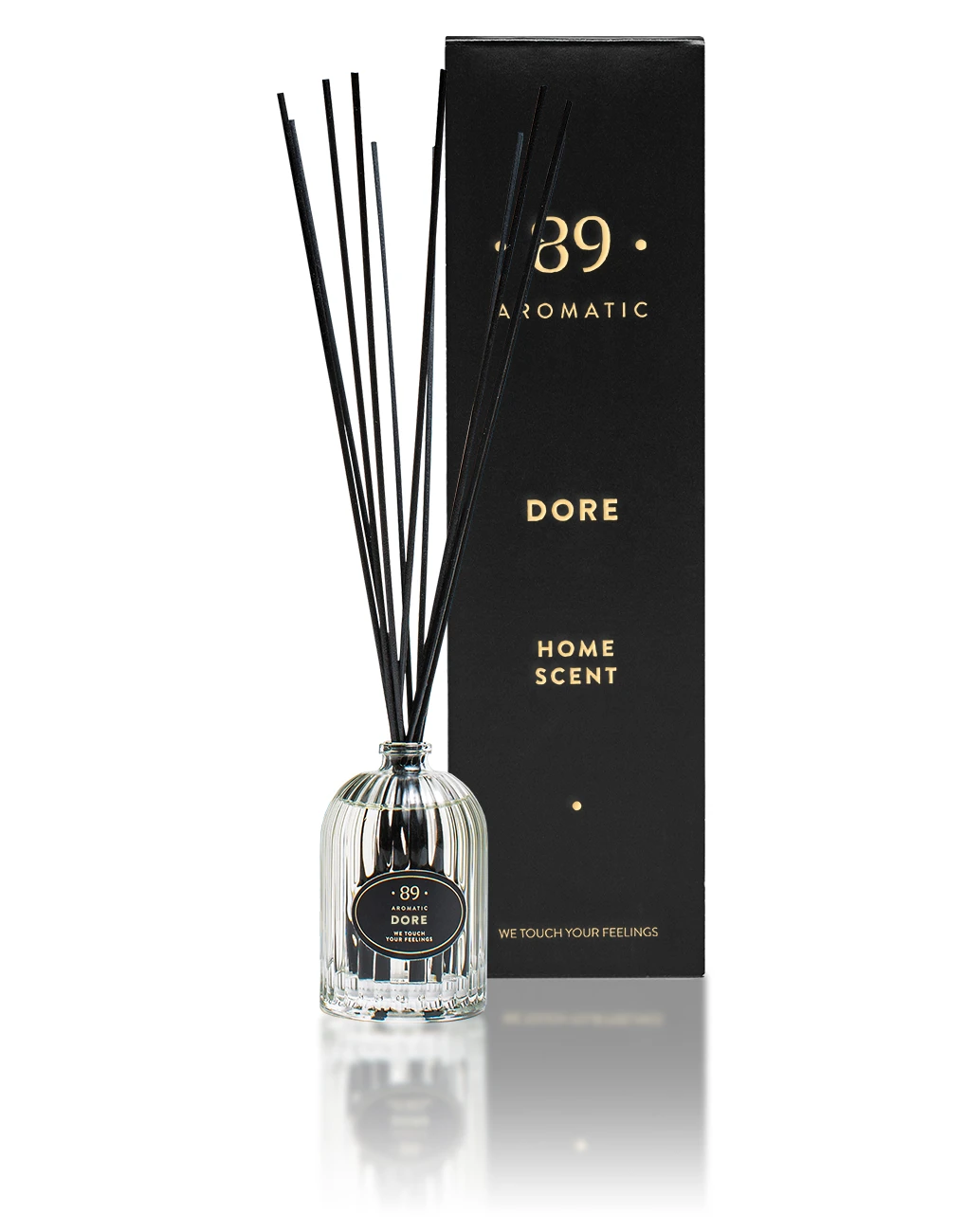 Aromatic 89 - Difuzor de parfum cu bețișoare Aromatic 89 Retro Collection, 50 ml, flacon în stil vintage, 25 de arome