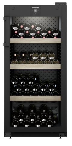 Freestanding - Dulap pentru depozitarea vinului Liebherr WPbl 4201, 272 l, 141 sticle, ușă din sticlă, negru, clasa E