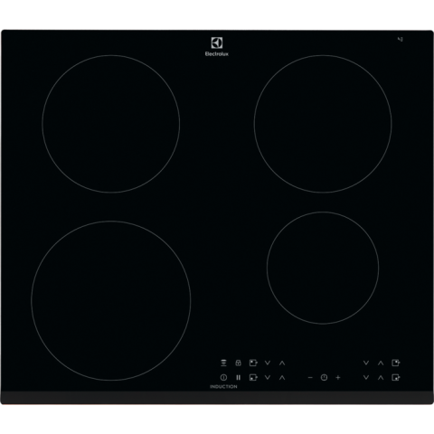 Electrocasnice - Electrolux Induction Cooktop LIR60433B – Plită incorporabilă cu inducție 60 cm, 4 zone de gătit, Hob2Hood® & PowerBoost, panou tactil, negru