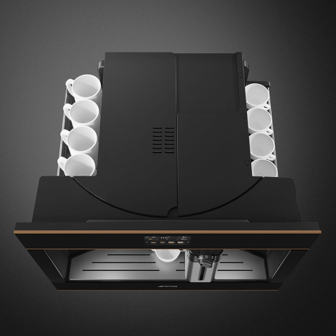 Espressor incorporabil SMEG Dolce Stil Novo, CMS4604NR, negru [5]