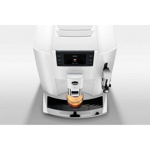 JURA  E8 Piano White (EC)– Espressor automat premium cu 17 specialitati de cafea si ecran color [3]