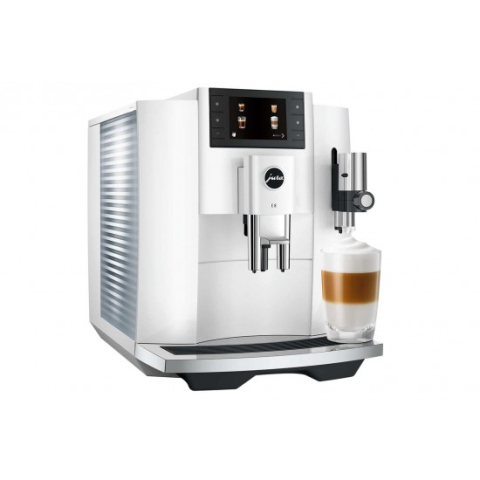 JURA  E8 Piano White (EC)– Espressor automat premium cu 17 specialitati de cafea si ecran color [6]