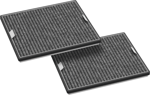 Consumabile & accesorii hote - Filtru AirClean cu cărbune activ Miele DKF 15-P, 2 bucăți, pentru hote DA 25xx/2450/2580