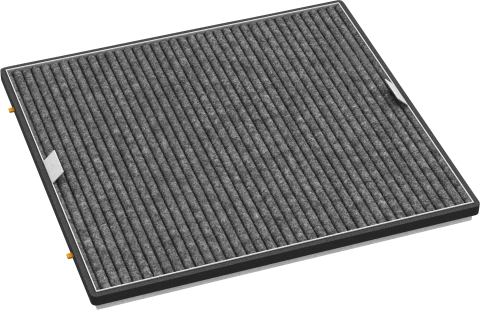 Consumabile & accesorii hote - Filtru AirClean cu cărbune activ Miele DKF 25-P, pentru hote DA 60x6 W/6796 W/699x W/769x W