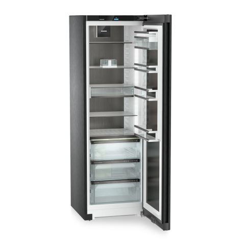 Electrocasnice - Frigider cu o usa Liebherr RBbsc 528i Peak, BioFresh, 384 l, H 185.5 cm, Clasa C, BlackSteel, Dark Inox