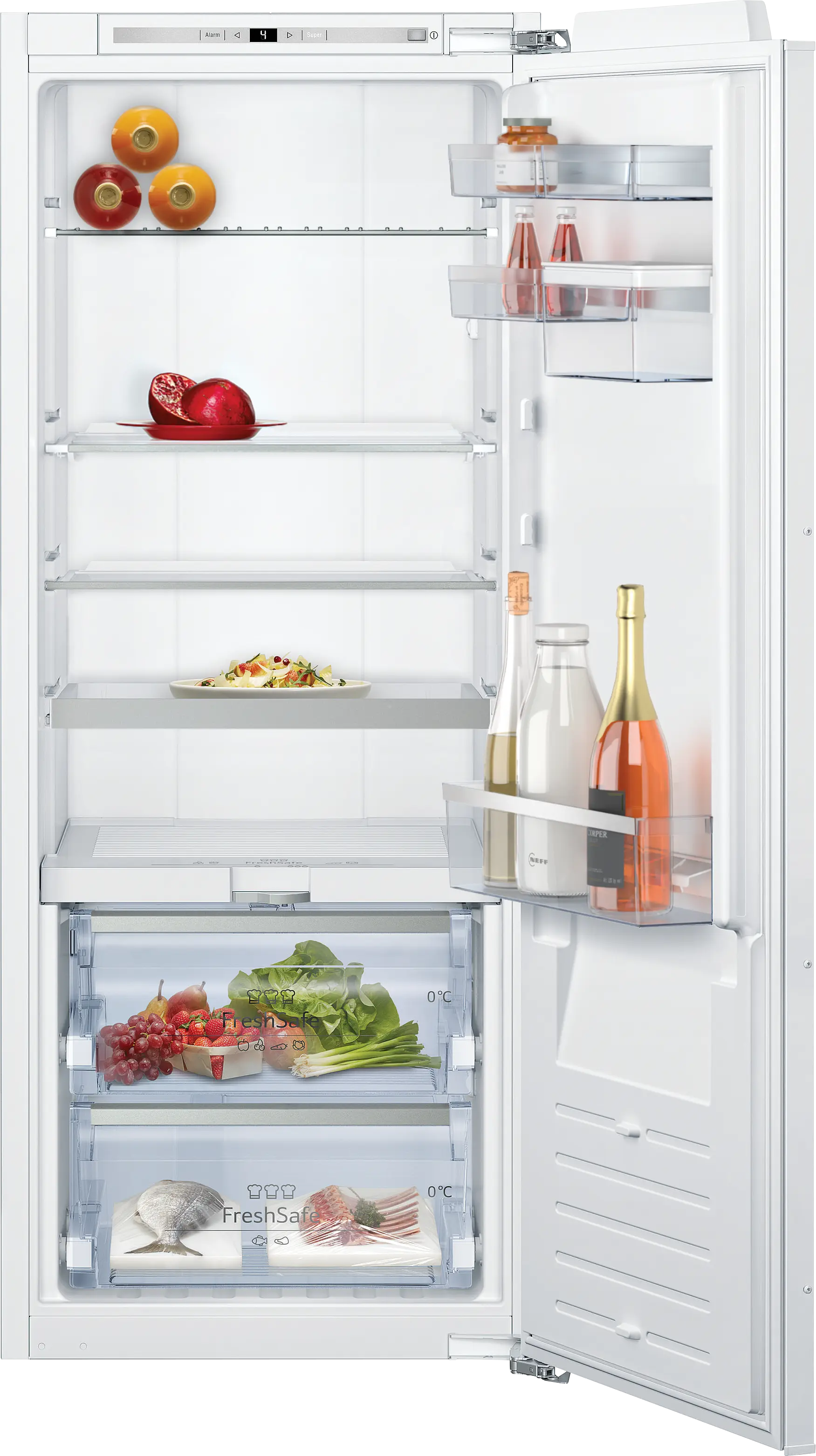 Electrocasnice - Frigider incorporabil NEFF KI8516DE0 N90, 220 L, Fresh Safe 3, EasyAccess Shelf, Soft Close, 140 cm, alb