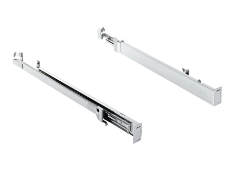 Consumabile & accesorii - Ghidaj telescopic Miele FlexiClip HFC 92, cu finisaj PyroFit, pentru cuptoare de 90 cm