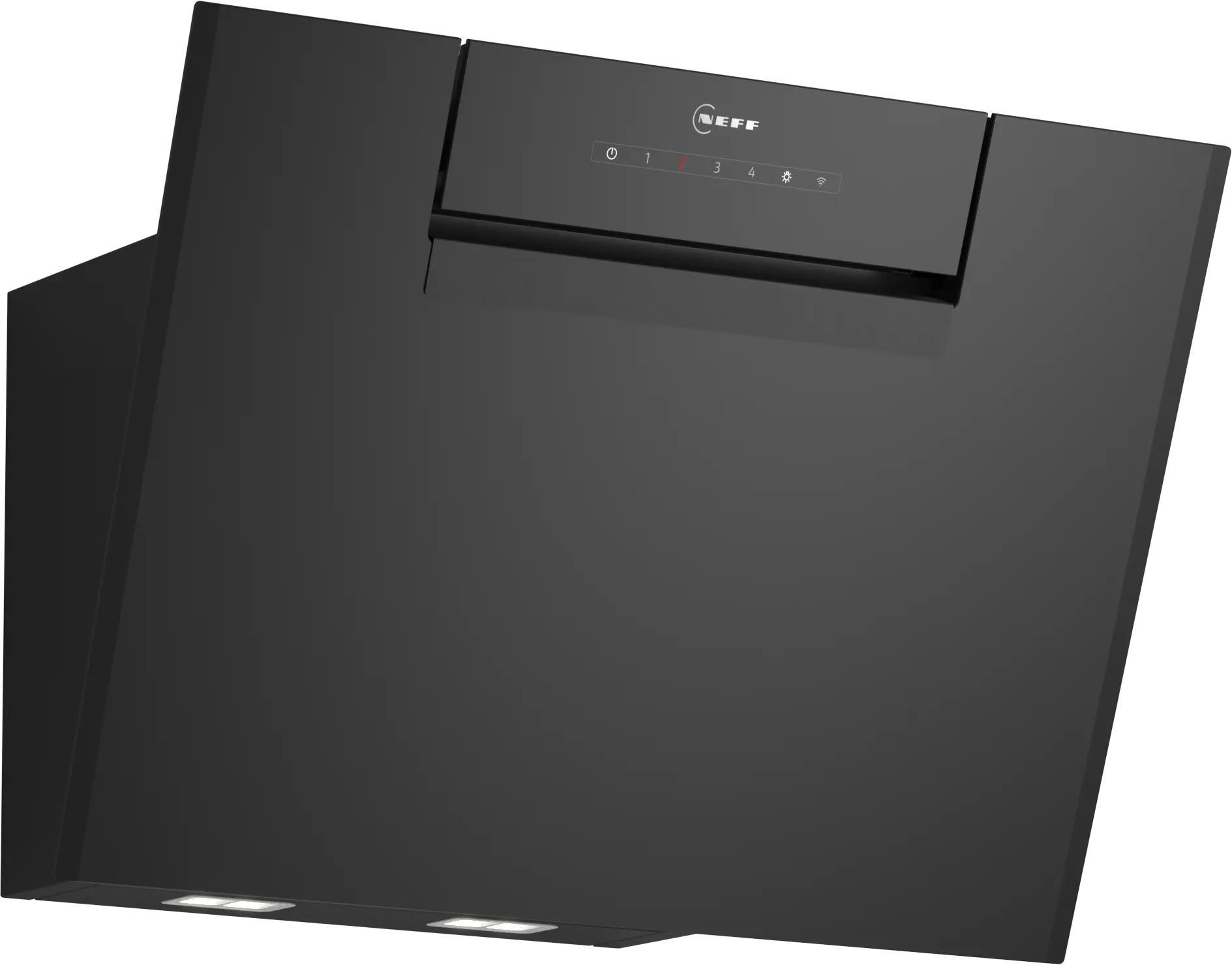 Electrocasnice - Hotă decorativă de perete NEFF D65JFN1S0 N50, 60 cm, 687 m³/h, 3 trepte + intensiv, Touch Control, LED, negru