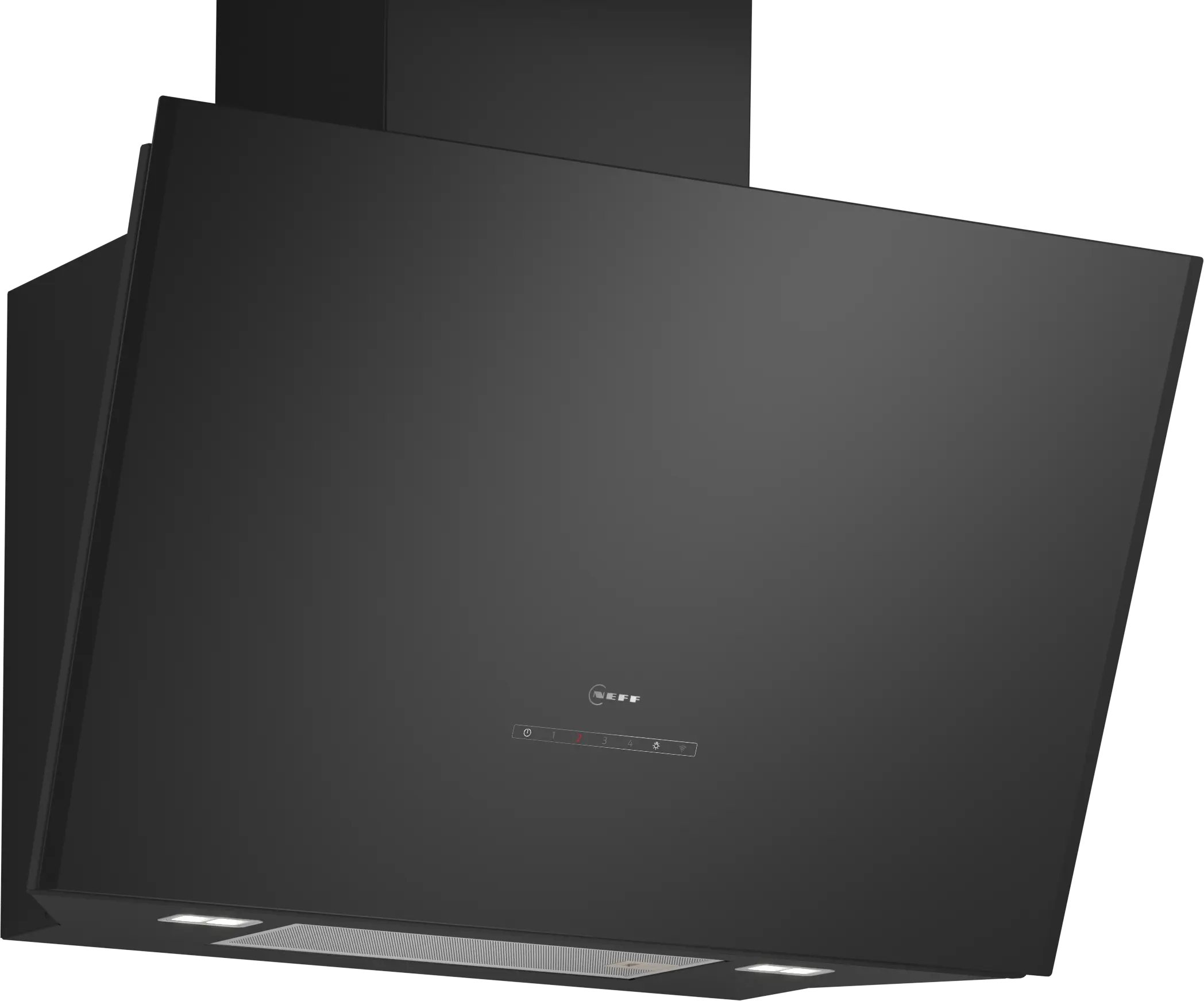 Hote de perete - Hotă decorativă de perete Neff D88IAN2S0, 80 cm, A+, Negru