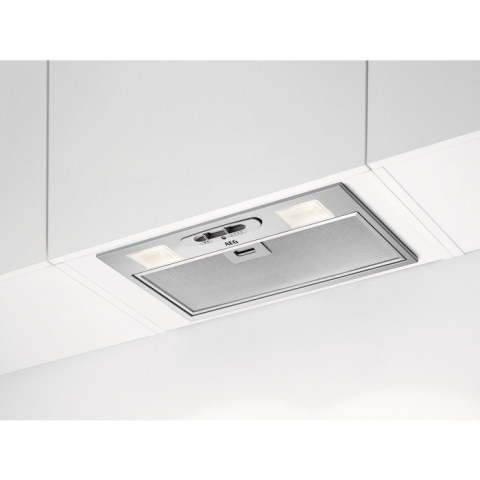 Hote incorporabile - Hota incorporabila AEG DGB3523S, Putere de absorbtie 330 mc/h, Iluminare LED, Clasa C, 52 cm