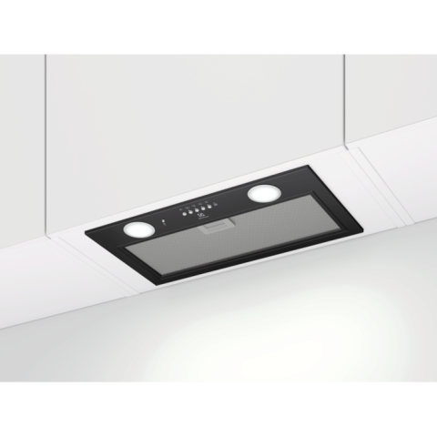 Electrocasnice - Hotă încorporabilă Electrolux CFG516R, 54 cm, Clasă energetică C, 600 m³/h, 3 viteze + Intensiv, Hob2Hood, Spot LED, Negru mat