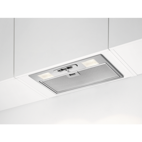 Electrocasnice - Hotă încorporabilă Electrolux LFG235S, 52 cm, Clasă energetică C, 330 m³/h, 3 trepte, LED, Gri