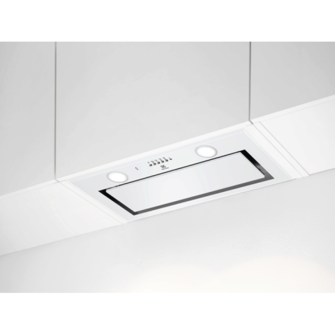 Hote - Hotă încorporabilă Electrolux LFG716W, 54 cm, Clasă energetică A, 700 m³/h, 3 viteze + Intensiv, Hob2Hood, Bandă LED, Alb
