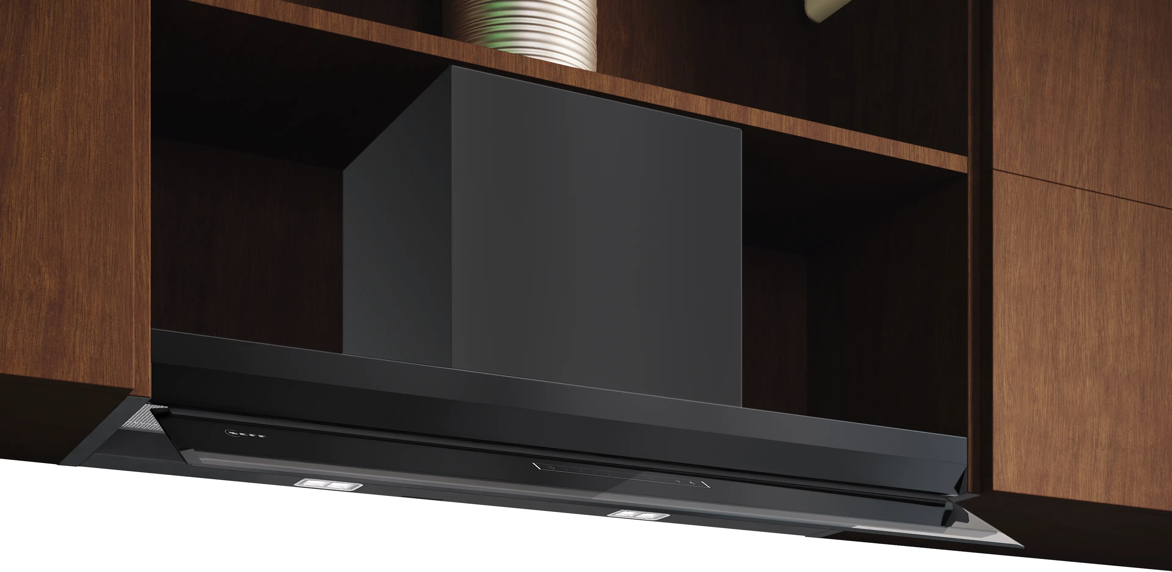 Electrocasnice - Hotă incorporabilă NEFF D97XDP2S5 N70, 90 cm, 749 m³/h, Smart Hood Automatic, LED, negru mat